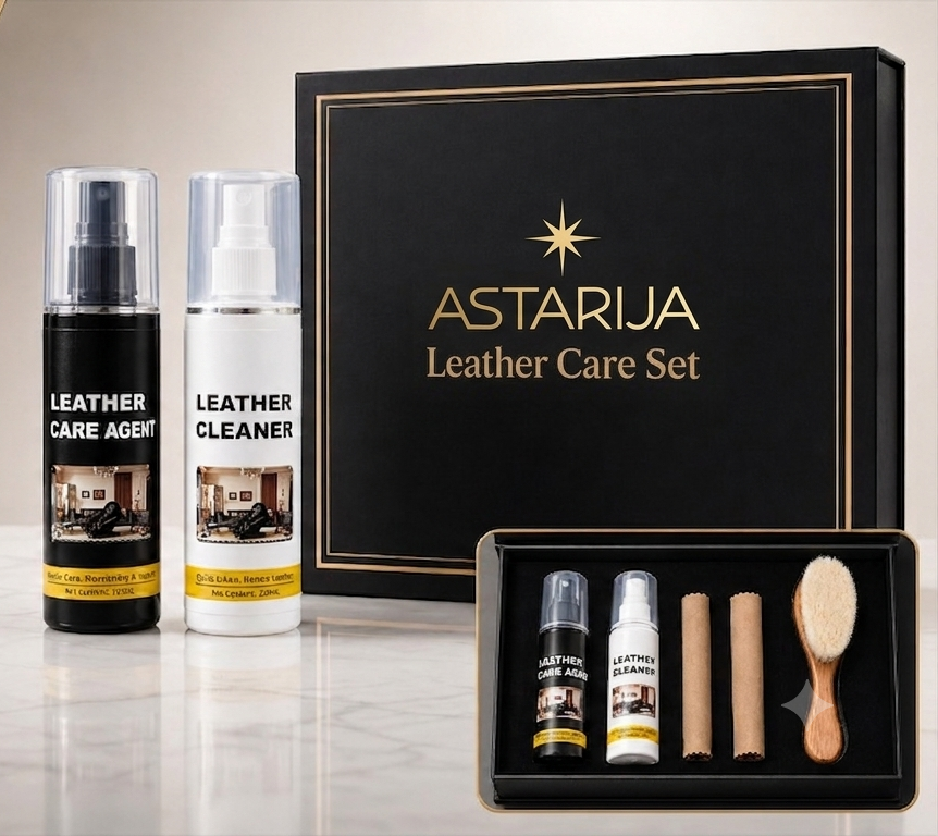 ASTARIJA Premium komplet za čiščenje in nego usnja